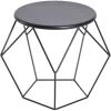 HOMCOM Table Basse Ronde Design Industriel Néo-rétro Dim. 51L X 51l X 44H Cm Plateau Ø 40 Cm Acier Noir - Noir 1 HOMCOM Table Basse Ronde Design Industriel Néo-rétro Dim. 51L X 51l X 44H Cm Plateau Ø 40 Cm Acier Noir - Noir -France HOMCOM Soldes 2022 10359417 1