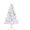 HOMCOM Sapin Arbre De Noël Artificiel Blanc 150 Cm 680 Branches Avec Nombreux Accessoires Variés - Blanc 2 HOMCOM Sapin Arbre De Noël Artificiel Blanc 150 Cm 680 Branches Avec Nombreux Accessoires Variés - Blanc -France HOMCOM Soldes 2022 1078212 1