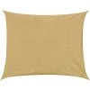 HOMCOM Voile D'ombrage Rectangulaire 4x6m Toile Solaire Taud De Soleil Sable - Jaune