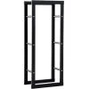 HOMCOM Etagère Porte Bois De Cheminée Porte-bûches Design Contemporain Charge Max. 100 Kg Dim. 40L X 25l X 100H Cm Métal Noir 2 HOMCOM Etagère Porte Bois De Cheminée Porte-bûches Design Contemporain Charge Max. 100 Kg Dim. 40L X 25l X 100H Cm Métal Noir -France HOMCOM Soldes 2022 14982979 1