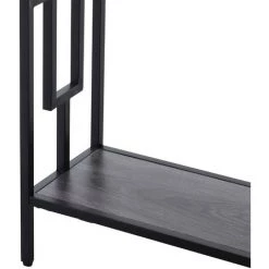 HOMCOM Console Table D'appoint Design Industriel Dim. 106L X 23l X 76H Cm étagère Acier Noir Panneaux Particules Bois Gris - Gris 10 HOMCOM Console Table D'appoint Design Industriel Dim. 106L X 23l X 76H Cm étagère Acier Noir Panneaux Particules Bois Gris - Gris -France HOMCOM Soldes 2022 15092703 4