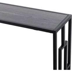 HOMCOM Console Table D'appoint Design Industriel Dim. 106L X 23l X 76H Cm étagère Acier Noir Panneaux Particules Bois Gris - Gris 11 HOMCOM Console Table D'appoint Design Industriel Dim. 106L X 23l X 76H Cm étagère Acier Noir Panneaux Particules Bois Gris - Gris -France HOMCOM Soldes 2022 15092703 5