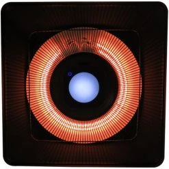 HOMCOM Outsunny Chauffage Radiant Suspendu 43L X 43l X 25H Cm 2 Tubes 1000/2000 W Extérieur Intérieur Télécommande éclairage LED Intégré Noir 11 HOMCOM Outsunny Chauffage Radiant Suspendu 43L X 43l X 25H Cm 2 Tubes 1000/2000 W Extérieur Intérieur Télécommande éclairage LED Intégré Noir -France HOMCOM Soldes 2022 15731048 5