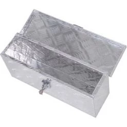 HOMCOM Boite De Rangement - Boîte à Outils En Aluminium - Caisse à Outil Alu. Verrouillage Clé Dim. 50L X 15,5l X 20,5H Cm - Gris 10 HOMCOM Boite De Rangement - Boîte à Outils En Aluminium - Caisse à Outil Alu. Verrouillage Clé Dim. 50L X 15,5l X 20,5H Cm - Gris -France HOMCOM Soldes 2022 15884432 4