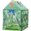 HOMCOM Tente Enfant Tente De Jeu Tente Militaire Dim. 93L X 69l X 103H Cm 2 Portes Polyester Vert