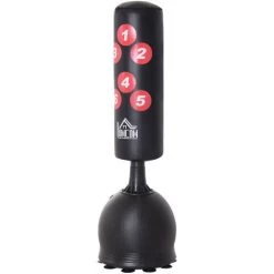 HOMCOM Sac De Frappe Boxe Sur Pied Punching Ball Autoportant Adulte Enfant H1,65 M Cibles De Touche Ventouses Antidérapantes Noir Rouge - Marron 10 HOMCOM Sac De Frappe Boxe Sur Pied Punching Ball Autoportant Adulte Enfant H1,65 M Cibles De Touche Ventouses Antidérapantes Noir Rouge - Marron -France HOMCOM Soldes 2022 18552428 4