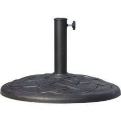 HOMCOM Pied De Parasol Base De Lestage De Parasol Rond Résine Imitation Fonte Motif Rosace Diamètre 57 Cm Poids Net 19 Kg 9 HOMCOM Pied De Parasol Base De Lestage De Parasol Rond Résine Imitation Fonte Motif Rosace Diamètre 57 Cm Poids Net 19 Kg -France HOMCOM Soldes 2022 19842637 3