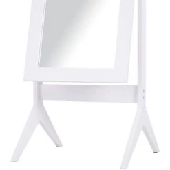 HOMCOM Miroir à Pied Inclinaison Réglable Dim. 47L X 46l X 148H Cm MDF Blanc - Blanc 11 HOMCOM Miroir à Pied Inclinaison Réglable Dim. 47L X 46l X 148H Cm MDF Blanc - Blanc -France HOMCOM Soldes 2022 21630336 5
