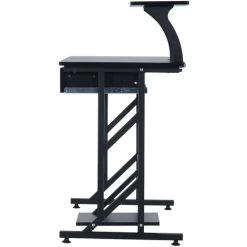 HOMCOM Bureau Informatique Design En Mdf 90 L X 50 I X 95h Cm Noir - Noir 9 HOMCOM Bureau Informatique Design En Mdf 90 L X 50 I X 95h Cm Noir - Noir -France HOMCOM Soldes 2022 2200709 3