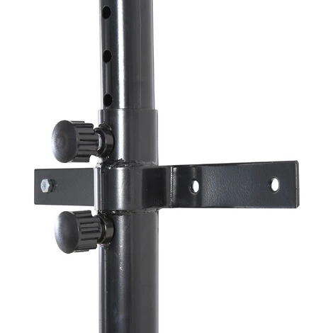 HOMCOM Support Sac De Boxe Fixation Sac De Frappe Hauteur Réglable Charge Max. 100 Kg Acier Noir - Noir 7 HOMCOM Support Sac De Boxe Fixation Sac De Frappe Hauteur Réglable Charge Max. 100 Kg Acier Noir - Noir – Image 5
