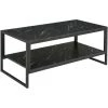 HOMCOM Table Basse Style Moderne Avec 2 Étagères 106 X 50 X 47 Cm Noir 1 HOMCOM Table Basse Style Moderne Avec 2 Étagères 106 X 50 X 47 Cm Noir -France HOMCOM Soldes 2022 22964159 1
