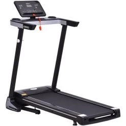 HOMCOM Tapis électrique De Course Pliable 1-12 Km/h 500 W écran LCD 12 Programmes Noir