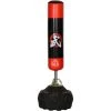HOMCOM Sac De Frappe Boxe Autoportant Punching Ball Ø 60 X 180 Cm Ventouses Antidérapantes Amortisseurs Noir Rouge -France HOMCOM Soldes 2022 23980610 1