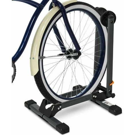 HOMCOM Râtelier Vélo Range Vélo Pliable Métal Noir Dim. 39L X 35l X 45,5H Cm - Noir 4 HOMCOM Râtelier Vélo Range Vélo Pliable Métal Noir Dim. 39L X 35l X 45,5H Cm - Noir – Image 2