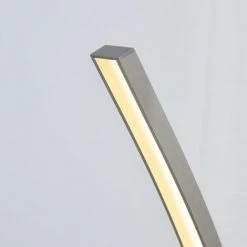 HOMCOM Lampadaire Design LED Argent Dim. 50L X 23l X H149 Cm -France HOMCOM Soldes 2022 24191065 4