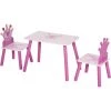 HOMCOM Ensemble Table Et Chaises Enfant Design Princesse Motif Couronne Bois Pin MDF Rose 2 HOMCOM Ensemble Table Et Chaises Enfant Design Princesse Motif Couronne Bois Pin MDF Rose -France HOMCOM Soldes 2022 24957224 1