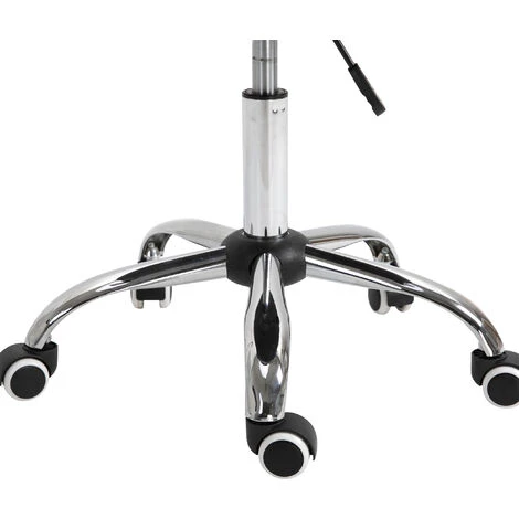 HOMCOM Chaise De Bureau Design Contemporain Hauteur Réglable Pivotant 360° Piètement Chromé Velours Gris - Gris 6 HOMCOM Chaise De Bureau Design Contemporain Hauteur Réglable Pivotant 360° Piètement Chromé Velours Gris - Gris â Image 4