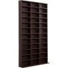 HOMCOM Étagère Rangement CD/DVD Meuble De Rangement Pour 1116 CDs 33 Compartiments Réglables En Hauteur 102 X 24 X 195 Cm Marron 1 HOMCOM Étagère Rangement CD/DVD Meuble De Rangement Pour 1116 CDs 33 Compartiments Réglables En Hauteur 102 X 24 X 195 Cm Marron -France HOMCOM Soldes 2022 25007252 1