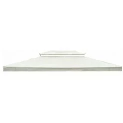 HOMCOM Toile De Toit De Rechange Pour Pavillon Tonnelle Tente 3x4m Crème 11 HOMCOM Toile De Toit De Rechange Pour Pavillon Tonnelle Tente 3x4m Crème -France HOMCOM Soldes 2022 25007561 5