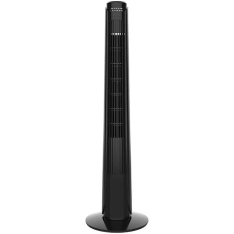 HOMCOM Ventilateur Colonne Tour Oscillant 50 W Ultra Silencieux Télécommande Incluse Minuterie 3 Modes 3 Vitesses Ø 27 X 92 Cm Noir - Noir 3 HOMCOM Ventilateur Colonne Tour Oscillant 50 W Ultra Silencieux Télécommande Incluse Minuterie 3 Modes 3 Vitesses Ø 27 X 92 Cm Noir - Noir