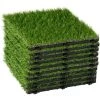 HOMCOM Gazon Synthétique Artificiel Set De 10 Dalles Carreaux 30 X 30 Cm épaisseur Confort 3,5 Cm à Emboîter Vert - Vert 2 HOMCOM Gazon Synthétique Artificiel Set De 10 Dalles Carreaux 30 X 30 Cm épaisseur Confort 3,5 Cm à Emboîter Vert - Vert -France HOMCOM Soldes 2022 25008159 1