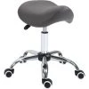 HOMCOM Tabouret De Massage Tabouret Selle Ergonomique Pivotant 360° Hauteur Réglable Revêtement Synthétique Gris Chromé 1 HOMCOM Tabouret De Massage Tabouret Selle Ergonomique Pivotant 360° Hauteur Réglable Revêtement Synthétique Gris Chromé -France HOMCOM Soldes 2022 25008668 1