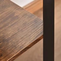 HOMCOM Chariot De Service Desserte Vintage Style Industriel 2 étagères Métal Noir Panneaux Particules Imitation Bois - Noir 8 HOMCOM Chariot De Service Desserte Vintage Style Industriel 2 étagères Métal Noir Panneaux Particules Imitation Bois - Noir -France HOMCOM Soldes 2022 25008773 3