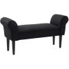 HOMCOM Banc Banquette Design Contemporain Accoudoirs Courbés Grand Confort 102L X 31l X 51H Cm Noir - Noir 1 HOMCOM Banc Banquette Design Contemporain Accoudoirs Courbés Grand Confort 102L X 31l X 51H Cm Noir - Noir -France HOMCOM Soldes 2022 25008814 1