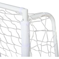 HOMCOM But De Football - Cage De Foot - But D'entrainement Dim. 186L X 62l X 123H Cm - Châssis Métal Filet PE - Piquets & Outil Inclus - Blanc - Blanc -France HOMCOM Soldes 2022 25833901 5