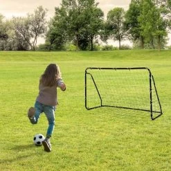 HOMCOM But De Football - Cage De Foot - But D'entrainement Dim. 203L X 81l X 120H Cm - Châssis Métal époxy Filet Polyester - Piquets Inclus - Noir - Noir 8 HOMCOM But De Football - Cage De Foot - But D'entrainement Dim. 203L X 81l X 120H Cm - Châssis Métal époxy Filet Polyester - Piquets Inclus - Noir - Noir -France HOMCOM Soldes 2022 26437988 2