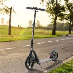 HOMCOM Trottinette Pliable Pour Adulte Enfant à Partir 14 Ans 92,5 X 37,5 X 87-101,5 Cm Hauteur Guidon Réglable Alu Noir 10 HOMCOM Trottinette Pliable Pour Adulte Enfant à Partir 14 Ans 92,5 X 37,5 X 87-101,5 Cm Hauteur Guidon Réglable Alu Noir -France HOMCOM Soldes 2022 26929743 4