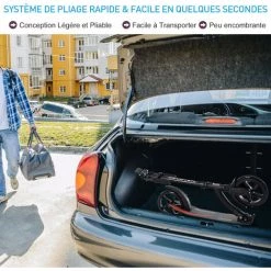 HOMCOM Trottinette Pliable Pour Adulte Enfant à Partir 14 Ans 92,5 X 37,5 X 87-101,5 Cm Hauteur Guidon Réglable Alu Noir 11 HOMCOM Trottinette Pliable Pour Adulte Enfant à Partir 14 Ans 92,5 X 37,5 X 87-101,5 Cm Hauteur Guidon Réglable Alu Noir -France HOMCOM Soldes 2022 26929743 5