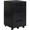 HOMCOM Caisson De Bureau Rangement Bureau Sur Roulettes 3 Tiroirs 1 Verrouillable 1 Trieur à Dossiers MDF Panneaux Particules Noir - Noir 1 HOMCOM Caisson De Bureau Rangement Bureau Sur Roulettes 3 Tiroirs 1 Verrouillable 1 Trieur à Dossiers MDF Panneaux Particules Noir - Noir -France HOMCOM Soldes 2022 27155589 1
