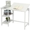HOMCOM Table à Dessin Bureau Inclinable Design Contemporain Dim. 110L X 55l X 76H Cm 2 étagères Panneaux Particules Métal Blanc - Blanc 1 HOMCOM Table à Dessin Bureau Inclinable Design Contemporain Dim. 110L X 55l X 76H Cm 2 étagères Panneaux Particules Métal Blanc - Blanc -France HOMCOM Soldes 2022 27561213 1
