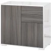 HOMCOM Commode Buffet Meuble De Rangement 2 Tiroirs 2 Portes Avec étagère 79 X 36 X 74 Cm Gris 2 HOMCOM Commode Buffet Meuble De Rangement 2 Tiroirs 2 Portes Avec étagère 79 X 36 X 74 Cm Gris -France HOMCOM Soldes 2022 28112542 1