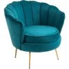 HOMCOM Fauteuil Coquillage Fauteuil Design Dim. 79L X 77l X 77H Cm Pieds Dorés Effilés Velours Bleu Canard 1 HOMCOM Fauteuil Coquillage Fauteuil Design Dim. 79L X 77l X 77H Cm Pieds Dorés Effilés Velours Bleu Canard -France HOMCOM Soldes 2022 28368954 1