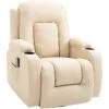 HOMCOM Fauteuil De Massage Et Relaxation électrique Chauffant Inclinable Manuellement Repose-pied Télécommande Crème 2 HOMCOM Fauteuil De Massage Et Relaxation électrique Chauffant Inclinable Manuellement Repose-pied Télécommande Crème -France HOMCOM Soldes 2022 28623748 1
