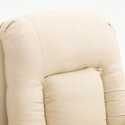 HOMCOM Fauteuil De Massage Et Relaxation électrique Chauffant Inclinable Manuellement Repose-pied Télécommande Crème -France HOMCOM Soldes 2022 28623748 5