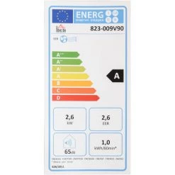 HOMCOM Climatiseur Portable 9.000 BTU/h - Ventilateur, Déshumidificateur - Réfrigérant Naturel R290 - Télécommande - Débit D'air 360 M³/h - Blanc - Blanc 10 HOMCOM Climatiseur Portable 9.000 BTU/h - Ventilateur, Déshumidificateur - Réfrigérant Naturel R290 - Télécommande - Débit D'air 360 M³/h - Blanc - Blanc -France HOMCOM Soldes 2022 31120995 4