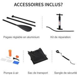 HOMCOM Stand Up Paddle Gonflable Surf Planche De Paddle Pour Adulte Dim. 305L X 75l X 15H Cm Nombreux Accessoires Fournis PVC - Bleu 10 HOMCOM Stand Up Paddle Gonflable Surf Planche De Paddle Pour Adulte Dim. 305L X 75l X 15H Cm Nombreux Accessoires Fournis PVC - Bleu -France HOMCOM Soldes 2022 31121087 4