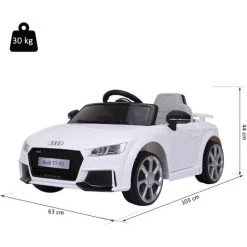 HOMCOM Véhicule électrique Enfant TT RS 12 V 35 W V. Max. 3 Km/h Télécommande Effets Sonores + Lumineux Blanc 9 HOMCOM Véhicule électrique Enfant TT RS 12 V 35 W V. Max. 3 Km/h Télécommande Effets Sonores + Lumineux Blanc -France HOMCOM Soldes 2022 32126903 3
