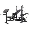 HOMCOM Banc De Musculation Multifonction Réglable - Pupitre à Biceps, Repose Barre Curl, Poignées à Dips, Module Extension Bras Jambes, Résistance Horizontale - Acier Noir - Noir 1 HOMCOM Banc De Musculation Multifonction Réglable - Pupitre à Biceps, Repose Barre Curl, Poignées à Dips, Module Extension Bras Jambes, Résistance Horizontale - Acier Noir - Noir -France HOMCOM Soldes 2022 32126925 1