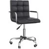 HOMCOM Chaise De Bureau Fauteuil Manager Pivotant Hauteur Réglable Revêtement Synthétique Capitonné Noir 2 HOMCOM Chaise De Bureau Fauteuil Manager Pivotant Hauteur Réglable Revêtement Synthétique Capitonné Noir -France HOMCOM Soldes 2022 32510391 1