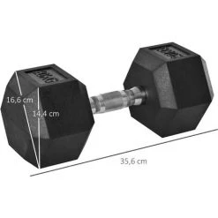 HOMCOM Haltère Courte Poids 20 Kg - Entraînement Musculaire & Haltérophilie - Acier Caoutchouc Noir - Noir 9 HOMCOM Haltère Courte Poids 20 Kg - Entraînement Musculaire & Haltérophilie - Acier Caoutchouc Noir - Noir -France HOMCOM Soldes 2022 32693376 3