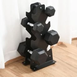 HOMCOM Haltère Courte Poids 20 Kg - Entraînement Musculaire & Haltérophilie - Acier Caoutchouc Noir - Noir 11 HOMCOM Haltère Courte Poids 20 Kg - Entraînement Musculaire & Haltérophilie - Acier Caoutchouc Noir - Noir -France HOMCOM Soldes 2022 32693376 5