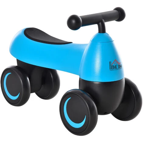 HOMCOM Draisienne Vélo Enfant 4 Roues EVA Selle Guidon Ergonomique Métal PP Bleu Noir 3 HOMCOM Draisienne Vélo Enfant 4 Roues EVA Selle Guidon Ergonomique Métal PP Bleu Noir