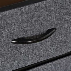 HOMCOM Commode Meuble De Rangement 5 Tiroirs Pliables En Tissu 58 X 29 X 99 Cm Gris 11 HOMCOM Commode Meuble De Rangement 5 Tiroirs Pliables En Tissu 58 X 29 X 99 Cm Gris -France HOMCOM Soldes 2022 36843108 5