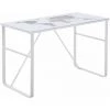 HOMCOM Bureau Informatique Design Contemporain Plateau Verre Trempé Décor Mappemonde Lettres Châssis Métal Blanc - Blanc 1 HOMCOM Bureau Informatique Design Contemporain Plateau Verre Trempé Décor Mappemonde Lettres Châssis Métal Blanc - Blanc -France HOMCOM Soldes 2022 37330554 1