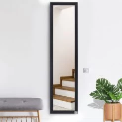 HOMCOM Miroir Sur Pied Et Mural Rectangulaire Dim. 37L X 48l X 152H Cm Noir - Noir 10 HOMCOM Miroir Sur Pied Et Mural Rectangulaire Dim. 37L X 48l X 152H Cm Noir - Noir -France HOMCOM Soldes 2022 38387192 4