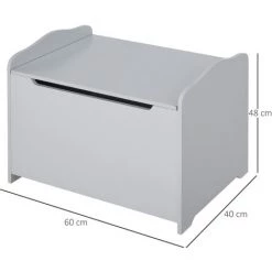 HOMCOM HOMCOM Coffre Malle De Rangement Coffre à Jouets Dim. 60L X 40l X 48H Cm Vérin Pneumatique MDF Gris 9 HOMCOM HOMCOM Coffre Malle De Rangement Coffre à Jouets Dim. 60L X 40l X 48H Cm Vérin Pneumatique MDF Gris -France HOMCOM Soldes 2022 38926784 3